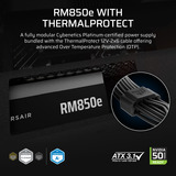 Corsair RM850e (3rd Gen) alimentation modulaire 850 watt Noir, 1x 12V-2x6, 3x PCIe