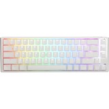 Ducky One 3 SF White, clavier gaming Blanc/Argent, Layout BE, Cherry MX RGB Speed Silver, LED RGB, 65%, ABS