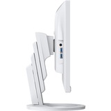 EIZO EV2480-WT 24" Moniteur Blanc, 1x DisplayPort, 1x HDMI, 1x USB-C, 4x USB-A