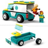 LEGO City - L’ambulance de secours et le snowboardeur, Jouets de construction 60403
