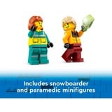 LEGO City - L’ambulance de secours et le snowboardeur, Jouets de construction 60403