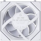 Lian Li UNI FAN SL-INF LCD FLEX 120 WL ventilateur de boîtier RGB  Blanc, 120 x 124 x 28 mm, PWM