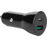 Mobiparts Chargeur de voiture double USB (30 W) Noir