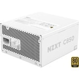 NZXT C850 Gold ATX 3.1, 850 Watt alimentation  Blanc, 1x connecteur de carte graphique à 16 broches, 6x PCIe, gestion des câbles