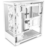 NZXT H5 Elite boîtier midi tower Blanc (mat) | 1x USB-A | 1x USB-C | RGB | Verre Trempé