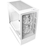 NZXT H5 Elite boîtier midi tower Blanc (mat) | 1x USB-A | 1x USB-C | RGB | Verre Trempé