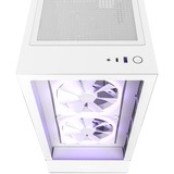 NZXT H5 Elite boîtier midi tower Blanc (mat) | 1x USB-A | 1x USB-C | RGB | Verre Trempé