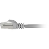 Sharkoon Câble réseau RJ-45 S/FTP Cat.7a Gris, 5 mètres, câble brut