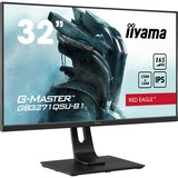 iiyama G-Master Red Eagle GB3271QSU-B1 32" Moniteur gaming  Noir, 165Hz, HDMI, DisplayPort, USB, Audio
