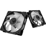 ASUS TUF Gaming TR120 ARGB ventilateurs de boîtier Noir, 3 pièces, 120 x 120 x 25 mm, Refroidisseur d'air, 12 cm, 2000 tr/min, Noir