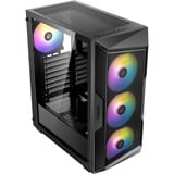 Antec AX61 Elite boîtier midi tower Noir | 3x USB-A | Window