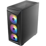 Antec AX61 Elite boîtier midi tower Noir | 3x USB-A | Window