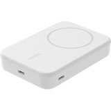 Belkin BoostCharge Pro powerbank magnétique sans fil 10 000 mAh + support - 15 W Blanc
