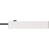 Brennenstuhl Ecolor multiprise à 5 prises Blanc/noir, 5x prises