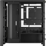 Corsair FRAME 4000D LCD RS ARGB Premium boîtier midi tower Noir | 3x USB-C | RGB | Verre Trempé