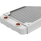 Corsair XR5 Bloc radiateur Blanc, Bloc radiateur, Laiton, Cuivre, Blanc, 1/4", 60 °C, 396 mm