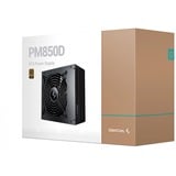 DeepCool PM850D 850W alimentation  Noir, 850 W, 100 - 240 V, 47 - 63 Hz, 10 A, Actif, 110 W