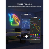 Govee Mounting Clips for Neon Rope Light 2, Montage 15x clips plastique, 5x clips metal