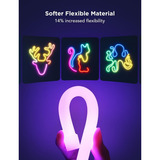 Govee Mounting Clips for Neon Rope Light 2, Montage 15x clips plastique, 5x clips metal