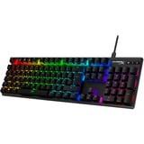 HyperX Alloy Origins Mechanical Hx Red, clavier gaming Noir, Layout FR, HyperX Red, RGB LED