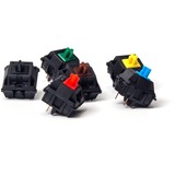 Keychron Gateron KS-3X Full Black Yellow, Switch pour clavier Jaune/Noir, 110 pièces