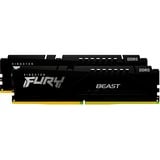 Kingston FURY 32 Go DDR5-6000, Mémoire vive Noir, KF560C30BBEK2-32, Fury Beast, XMP, EXPO