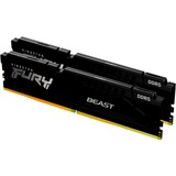 Kingston FURY 32 Go DDR5-6000, Mémoire vive Noir, KF560C30BBEK2-32, Fury Beast, XMP, EXPO