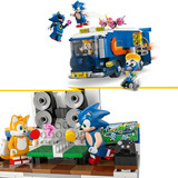 LEGO Sonic the Hedgehog - Camion de commandement Team Sonic, Jouets de construction 77006