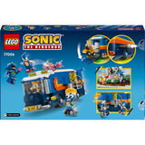 LEGO Sonic the Hedgehog - Camion de commandement Team Sonic, Jouets de construction 77006