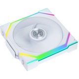 Lian Li UNI FAN SL120 Wireless Reverse Blade, Ventilateur de boîtier Blanc, Connecteur de ventilateur PWM à 4 broches
