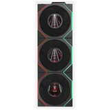 Lian Li UNI FAN TL LCD FLEX ventilateurs de boîtier RGB  Noir, 3 pièces, 124 x 120 x 28 mm, PWM