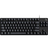 Logitech G413 TKL SE clavier gaming mécanique Noir, Layout US-International (QWERTY), GL Tactile, 80% (TKL), LED blanches