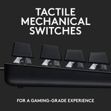 Logitech G413 TKL SE clavier gaming mécanique Noir, Layout US-International (QWERTY), GL Tactile, 80% (TKL), LED blanches