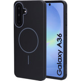 Mobiparts Samsung Galaxy A36 - Slim Line MagSafe Case, Housse smartphone Noir
