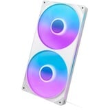 NZXT F280 RGB CORE ventilateurs de boîtier Blanc, 2 pièces, 280 x 140 x 26 mm