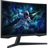 SAMSUNG Odyssey G5 G55C 27" Moniteur gaming incurvé  Noir, 1x HDMI, 1x DisplayPort, 165 Hz