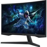 SAMSUNG Odyssey G5 G55C 27" Moniteur gaming incurvé  Noir, 1x HDMI, 1x DisplayPort, 165 Hz