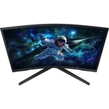 Samsung Odyssey G5 G55C 27" Moniteur gaming incurvé Noir, 1x DisplayPort, 1x HDMI, 165 Hz
