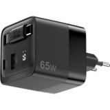 65W GaN Power Delivery Wall Charger avec câble rétractable, Chargeur