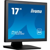 iiyama ProLite T1732MSC-B1S 17" Moniteur tactile Noir, 1x DisplayPort, 1x HDMI, 1x VGA