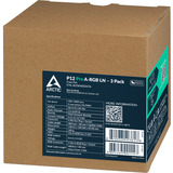 ARCTIC P12 Pro A-RGB LN ventilateurs de boîtier Noir, 3 pièces, 120 x 120 x 25 mm, PWM