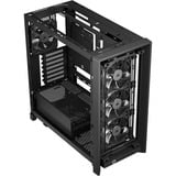 Corsair FRAME 4000D WOOD RS boîtier midi tower Noir/bois | 2x USB-A | 1x USB-C | RGB | Verre Trempé