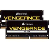 Corsair Vengeance 16 Go DDR4-3200 (2x 8 Go) mémoire PC portable Noir, CMSX16GX4M2A3200C22, SO-DIMM