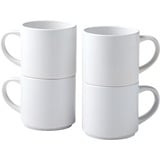 Cricut Tasse empilable - 295 ml, Coupe Blanc, 4 pièces