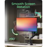 ICY BOX IB-MS701-T, Support de moniteur Noir