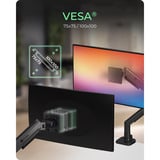 ICY BOX IB-MS701-T, Support de moniteur Noir