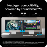 LG 32U990A-S 6K  31.5" 5K UHD Moniteur  Gris, DisplayPort, HDMI, Thunderbolt 5, USB-C, Audio