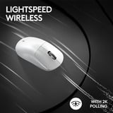 Logitech G PRO X SUPERLIGHT 2, Souris gaming Blanc, 100 - 32.000 dpi
