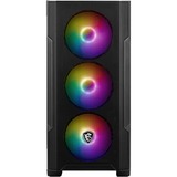 MSI MAG FORGE M100R boîtier midi tower Noir | 3x USB-A | Window