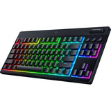Razer BlackWidow V4 Low-Profile RGB clavier gaming mécanique Noir, Layout US (QWERTY), Razer Low-Profile Orange, 80% (TKL)
